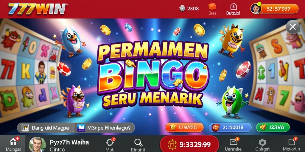 Screenshot gameplay 777WIN yang menunjukkan keseruan Bingo.