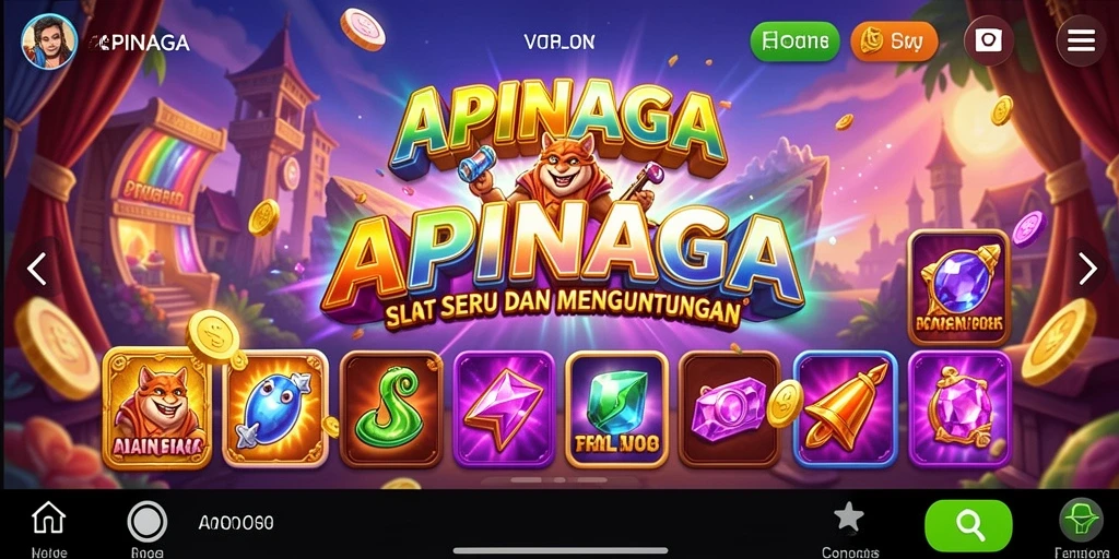Gameplay seru dan menarik dari APINAGA slot.