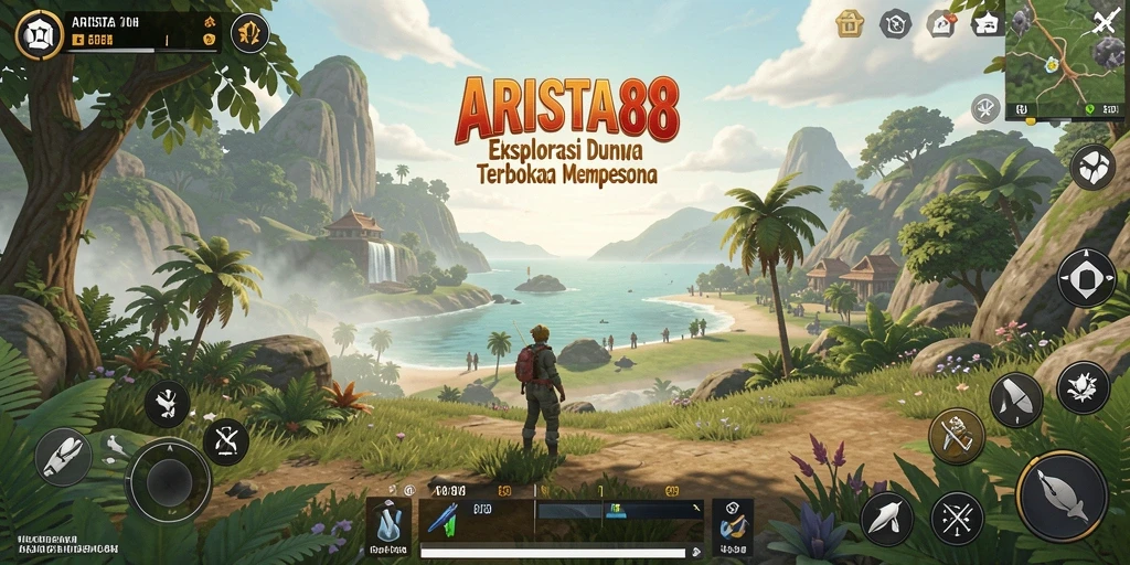 Tangkapan layar ARISTA88 menunjukkan momen gameplay yang mengesankan dalam dunia terbuka.
