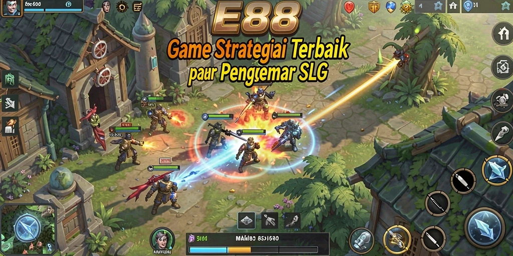 Tampilan menarik dari gameplay E88 yang menantang.