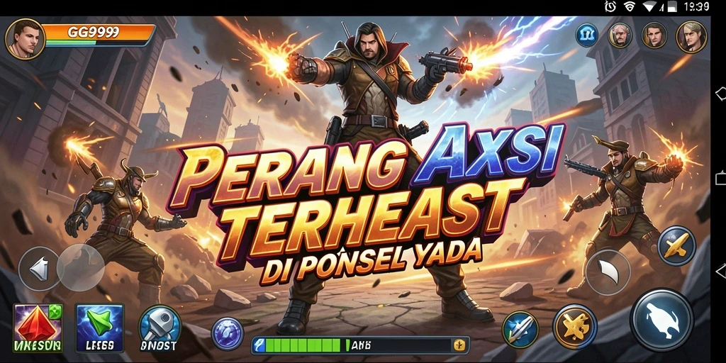 Tampilan gameplay GG999 yang seru dan mendebarkan saat pertempuran.
