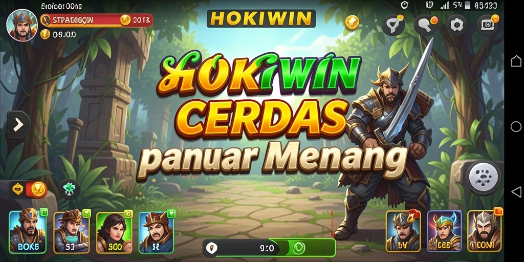 Tangkapan layar HOKIWIN menampilkan aksi strategi yang mendebarkan.