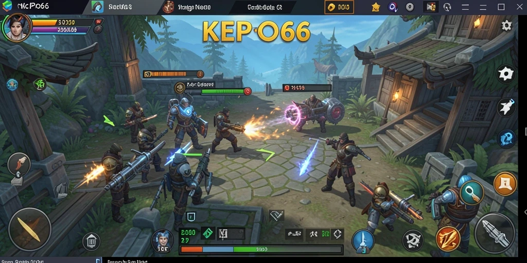 Tampilan gameplay KEPO66 dengan strategi membangun kerajaan yang mendebarkan.