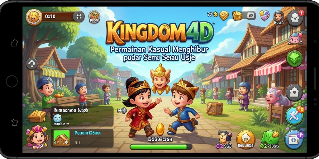 Tangkapan layar utama KINGDOM4D yang menampilkan gameplay menghibur.