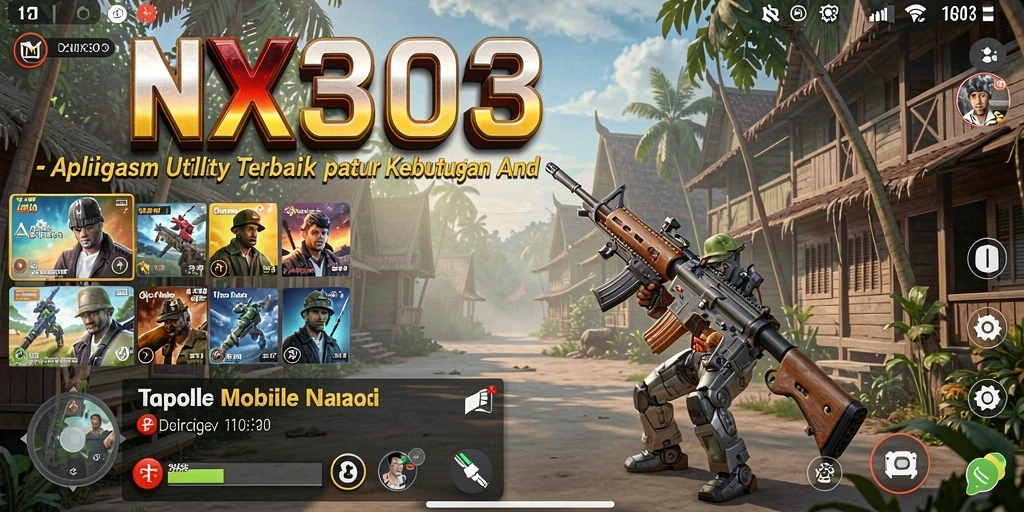 Tampilan antarmuka pengguna NX303 yang intuitif dan modern.