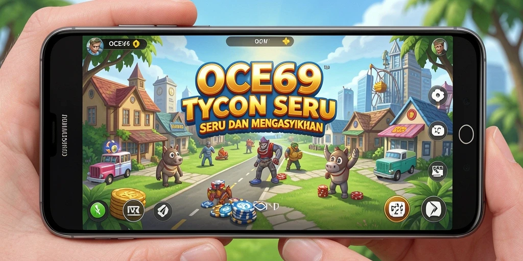 Screenshot OCE69 menampilkan gameplay Tycoon yang dinamis dan menarik.