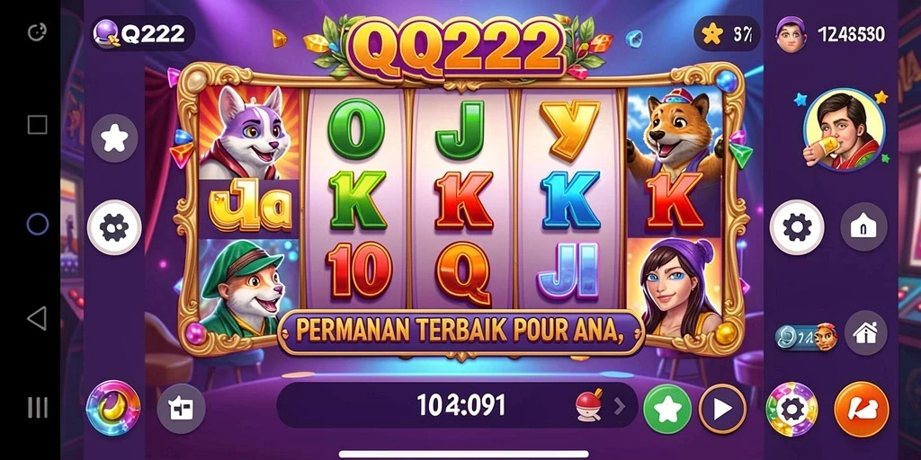 Screenshot gameplay QQ222 menampilkan keseruan bermain Slot.