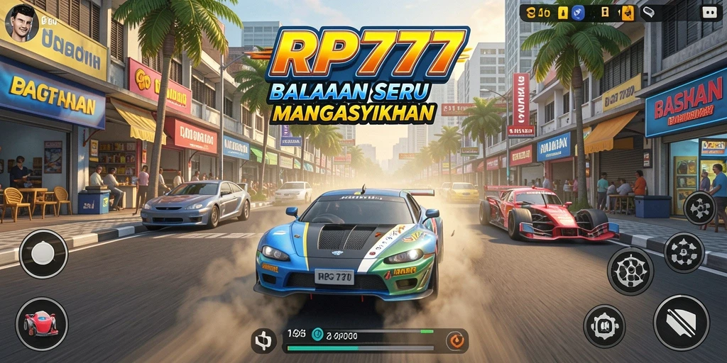 Tampilan gameplay RP777 yang penuh aksi dan seru.