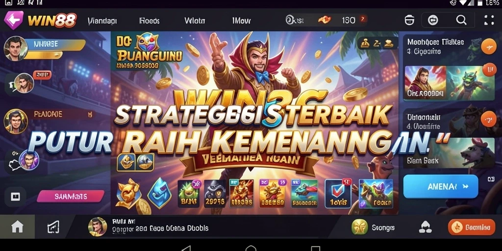 Tampilan menarik dari gameplay strategi yang mendebarkan.