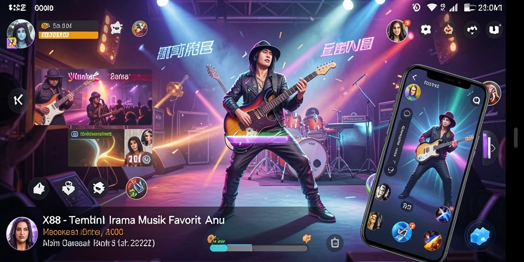 Screenshot utama X88 menampilkan gameplay interaktif yang menyenangkan.